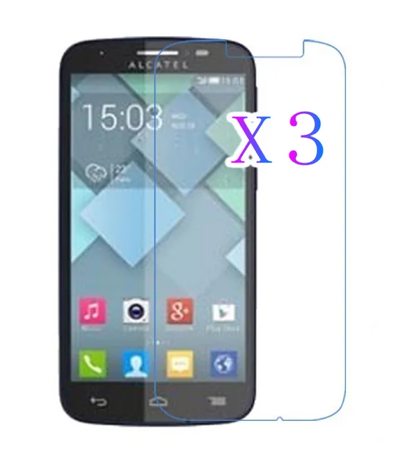 New 3x CLEAR Glossy LCD Screen Protector Guard Protective Film Cover For Alcatel One Touch Pop C7 7040D 7041D | Мобильные телефоны