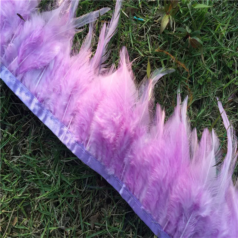 50 см/партия лента из куриных перьев 10 15 см|Перо| |