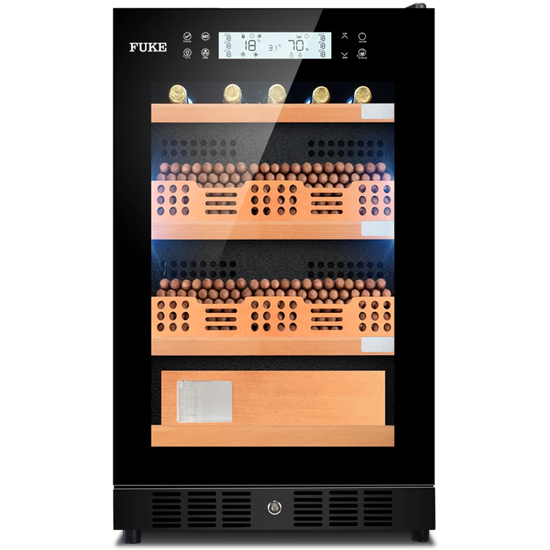 FUKE шкаф для сигар humidor светодиодный светильник кулер Humidor вина FK-28CW2 | Дом и сад