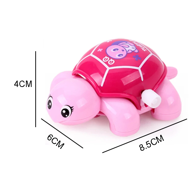 1Pcs Baby Tortoise Clockwork Toys Cartoon Animal Turtles Mini Crawling Wind Up Toy Educational Kids Classic For children | Игрушки и