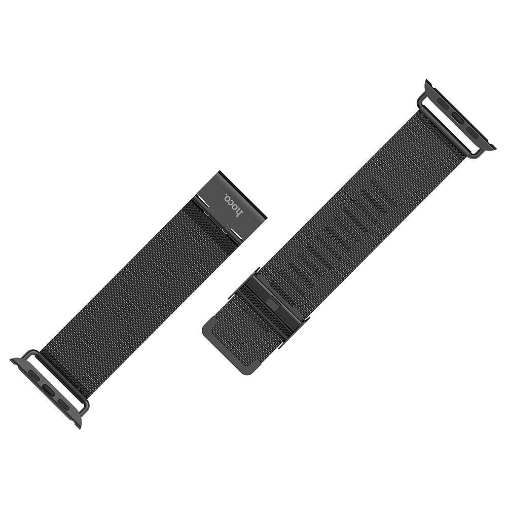 Ремешок для часов HOCO Milanese Loop для Apple Watch Series 5 4 3 2 1 ремешок 44 мм 42 мм 40 мм 38 мм сетчатый Браслет из нержавеющей стали