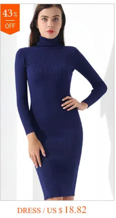 GAREMAY женское длинное трикотажное платье облегающие платья с длинным рукавом для женщин туники рабочая одежда халат Pull женское элегантное платье-свитер