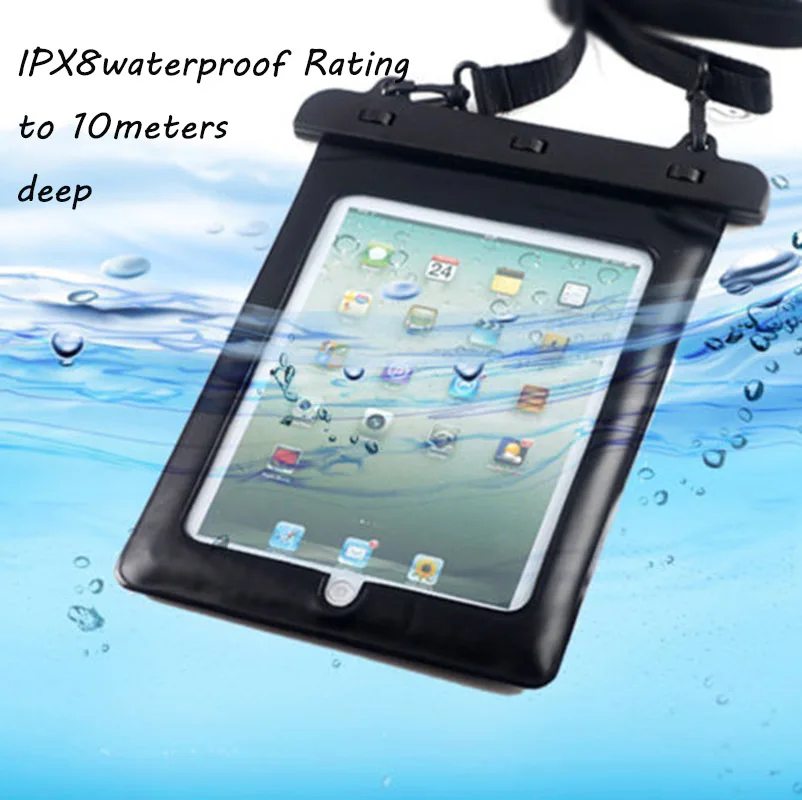Водонепроницаемый герметичный мешок рукав чехол сумка для переноски funda ipad 2017 9 7