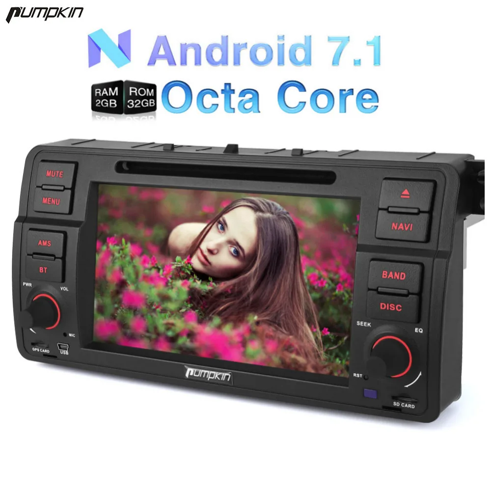 Тыквы 2 Din 7 'ƍ 1 dvd плеер автомобиля для BMW E46/M3/318 gps навигации Bluetooth стерео wi Fi 3g FM