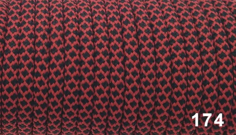 YOUGLE Paracord 550lb парашютный шнур шнурок с переплетенными веревками тип браслета III 100 футов оборудование для выживания кемпинга 172-178 - Цвет: 174