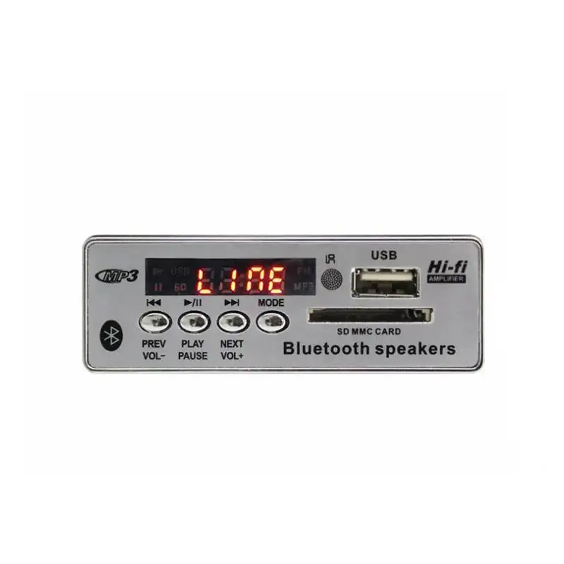 Автомобильный Bluetooth MP3 WMA декодер плата 12 В с ИК-пультом ДУ USB/SD/Aux | Автомобили и