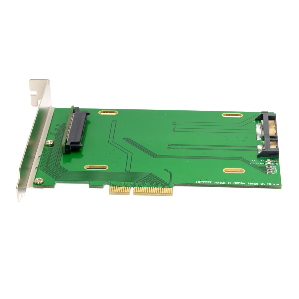 

Xiwai PCI-E 3.0 x4 Lane to U.2 U2 Kit SFF-8639 Host Adapter for 750 NVMe PCIe SSD & Intel Motherboard