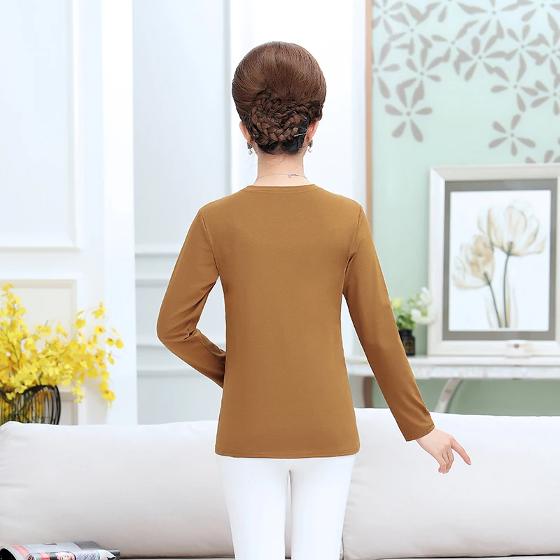 Женская футболка с длинным рукавом облегающий пуловер принтом большие размеры