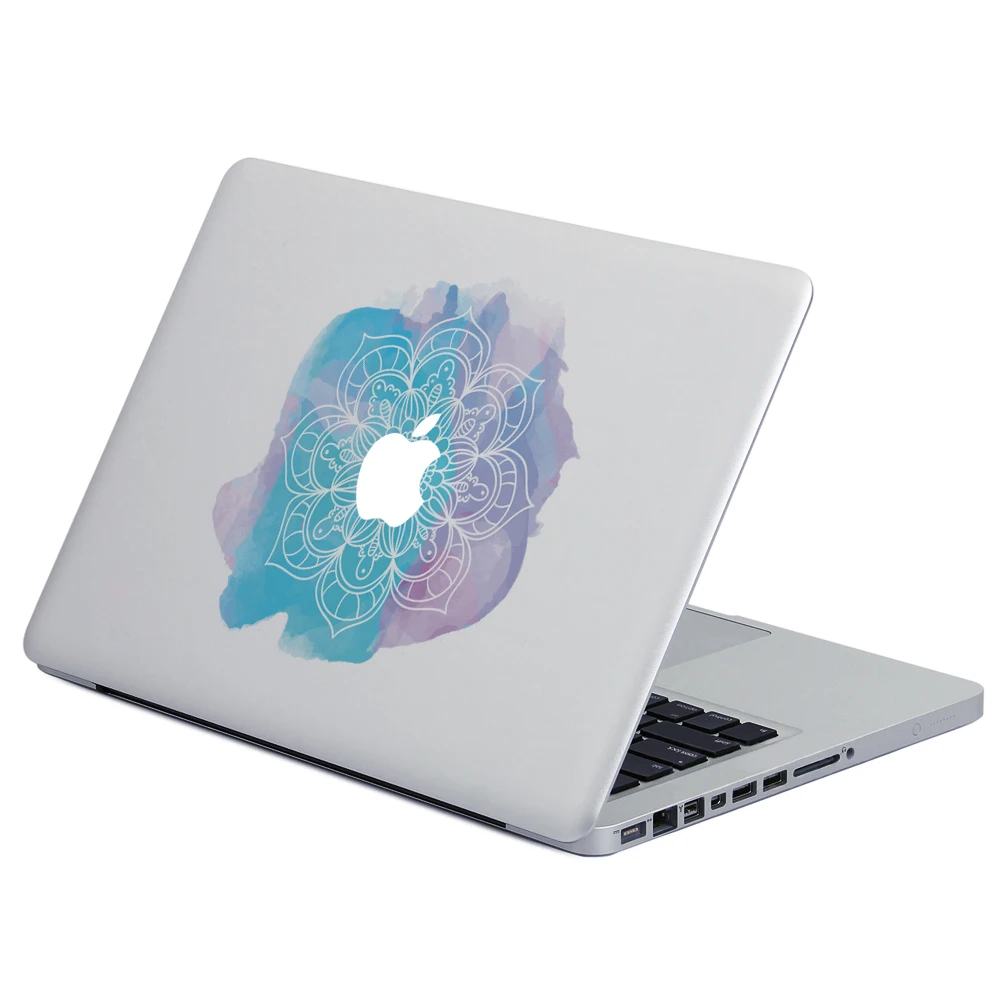 Чернильная живопись лотос виниловая наклейка для ноутбука macbook Pro Air 13 дюймов