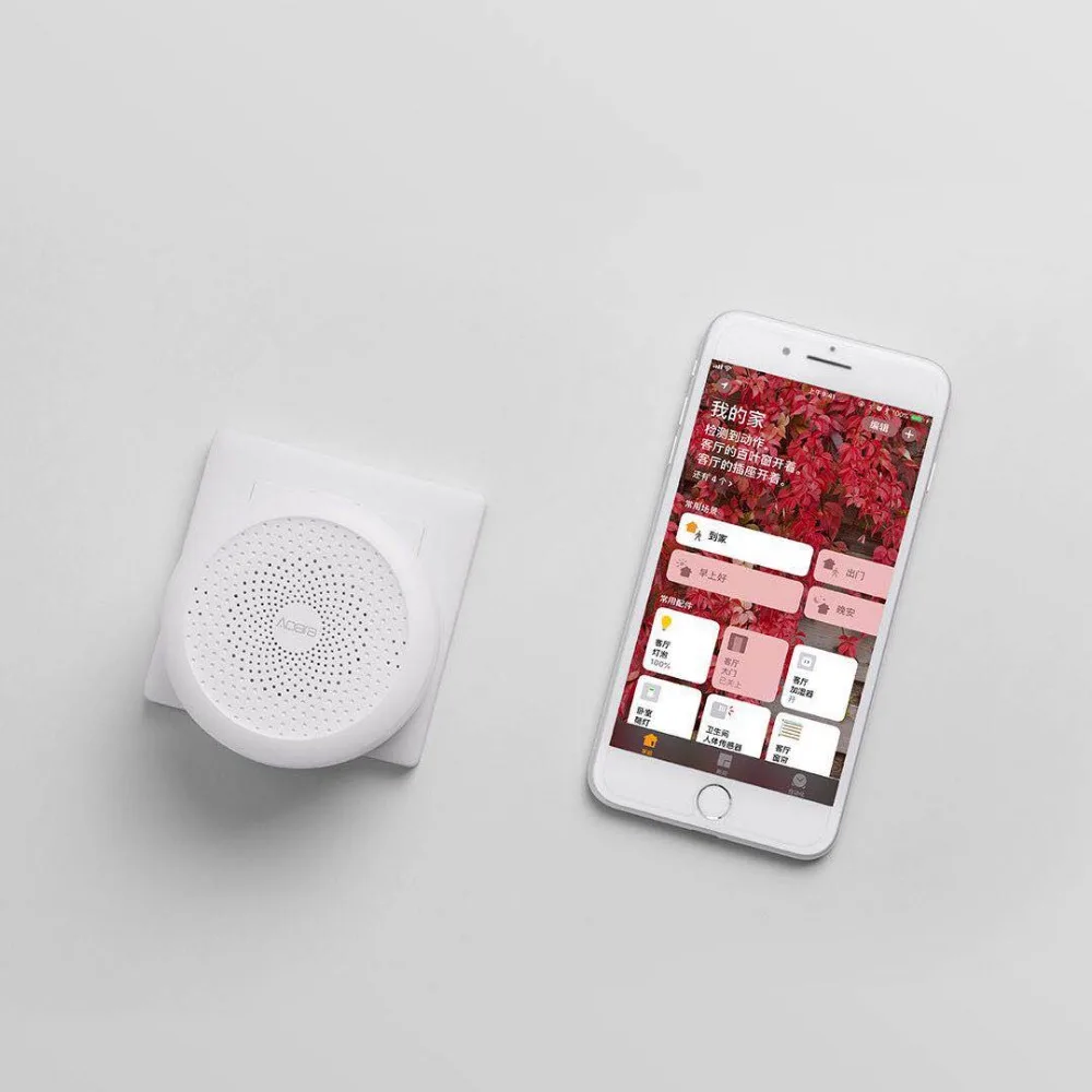 Xiao mi jia Aqara концентратор Gateway с RGB светодиодный ночной Светильник Smart work Apple Homekit home