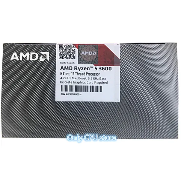 Процессор amd ryzen 5 3600 3,6 GHz 6-Core 12-Thread 65W процессор Socket AM4 настольная упаковка с Wraith Stealth вентилятор радиатора