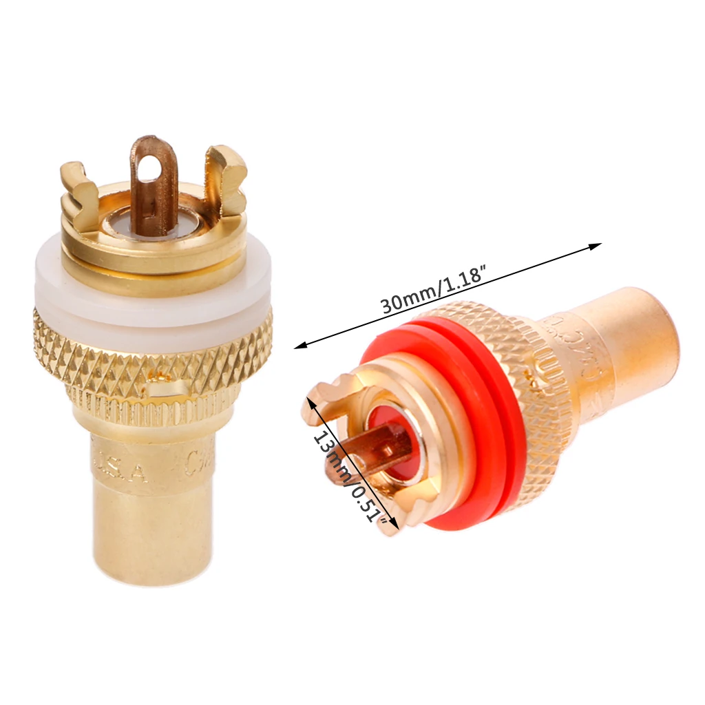 8 шт. красный + белый Hi-Fi RCA гнездо шасси высокое качество CMC гнездовой разъем |