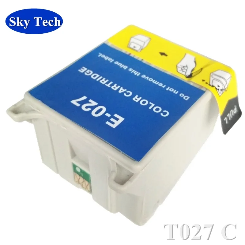 Качественный совместимый чернильный картридж для Epson T026 T027 принтера Stylus Photo 810 820