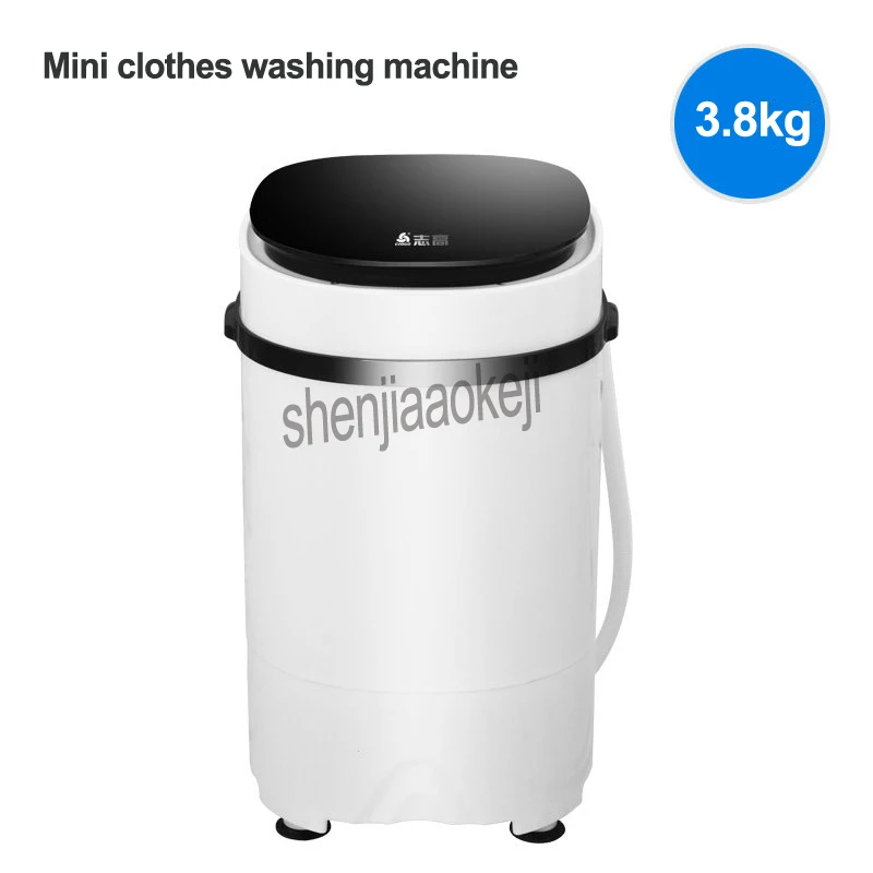 1pc 3.8kg Electric mini clothes washing machine High capacity Single Tub Semi-automatic Antibacterial garment washer 170W 220v