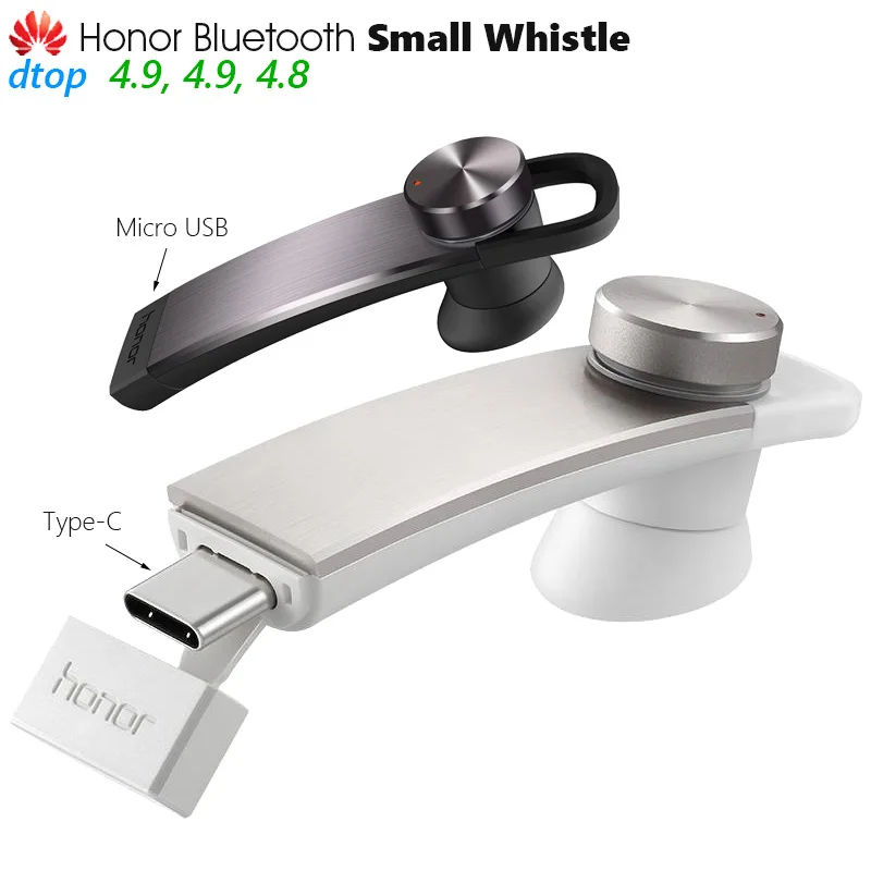 Оригинальный huawei AM07 Honor маленький свисток Bluetooth гарнитура зарядка On The Go (Micro USB/type C)