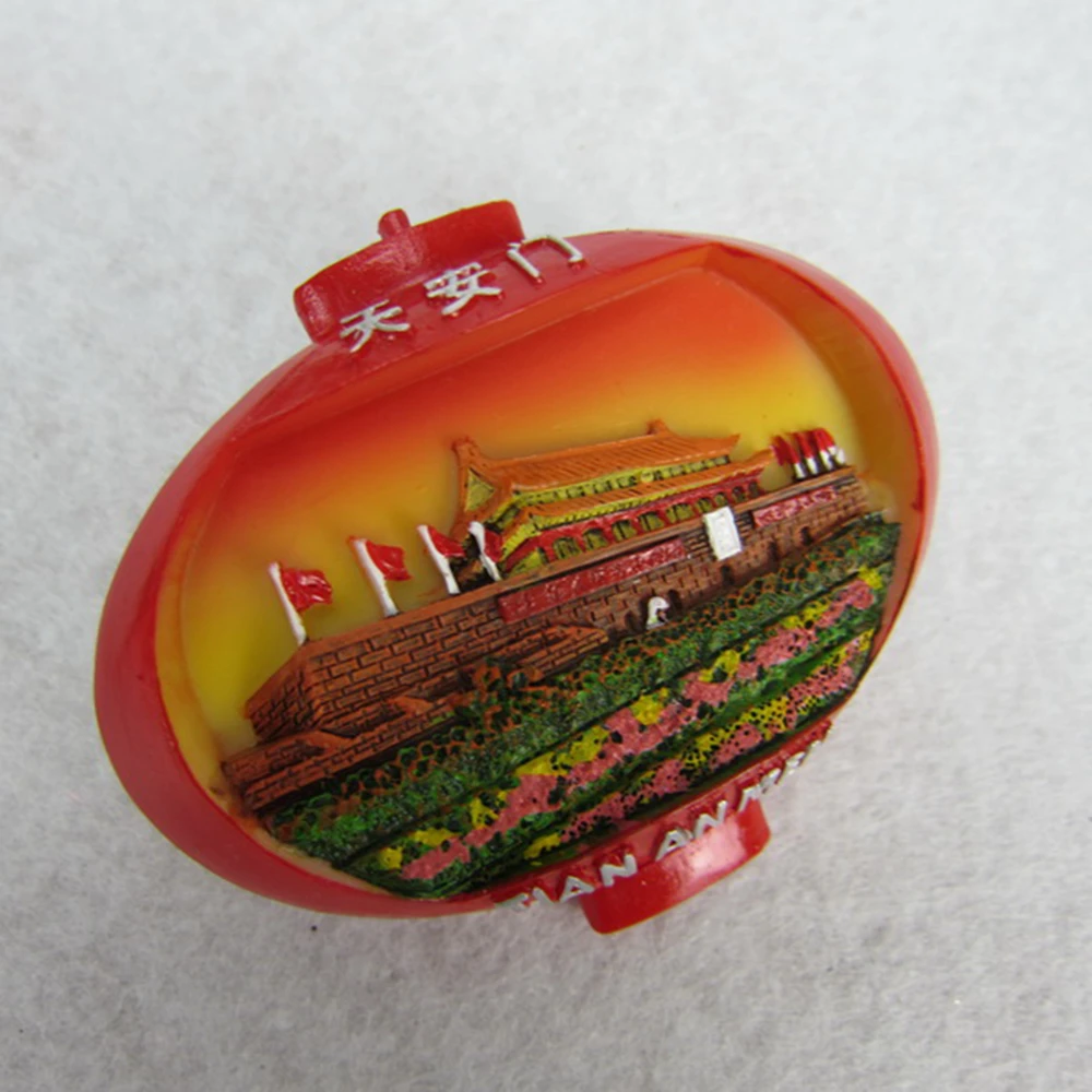 Китай Пекин Тянь Ань мужской туристический сувенир для холодильника магнитные