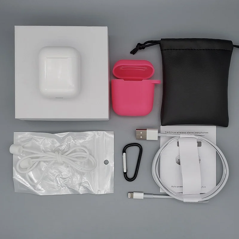 i100 Pink sport kits I100 TWS Bluetooth наушники-вкладыши обнаружения всплывающие 1:1 Размер беспроводные наушники одно использование бас гарнитура PK i10 i12 i30 i60 i - Цвет: i100 Pink sport kits
