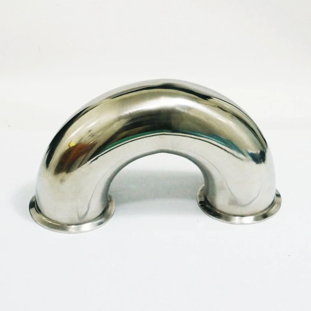 OD76mm Tri Clamp 91 мм нержавеющая сталь санитарно 180 градусов U Тип штуцера трубы