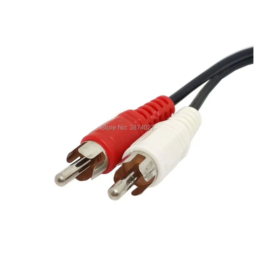 3 5 мм 1/8 стерео гнездо мини джек к 2 штекер RCA разъем адаптер аудио Y кабель |