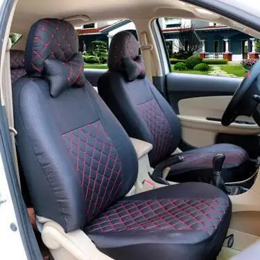 Custom Car Seat Cover for auto 7 Seats Nissan Patrol y61 y62 y60 Buick Enclave Dodge Journey JCUV car accessories car styling - Название цвета: black