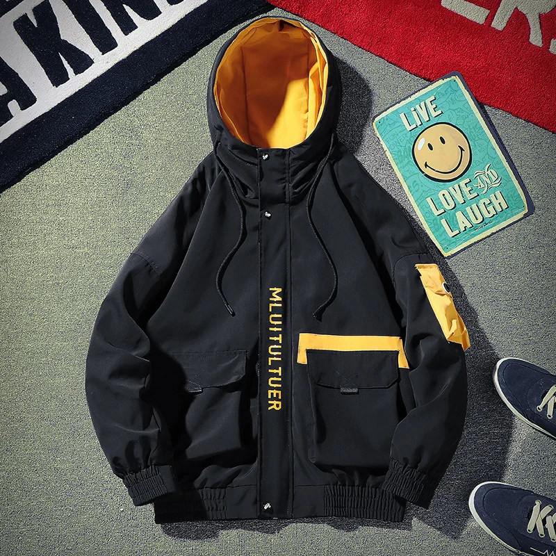 

Autumn Mens Bomber Jackets Casual Male Outwear Fleece Thick Warm Windbreaker Jacket Mens Military Baseball Coats Clothing