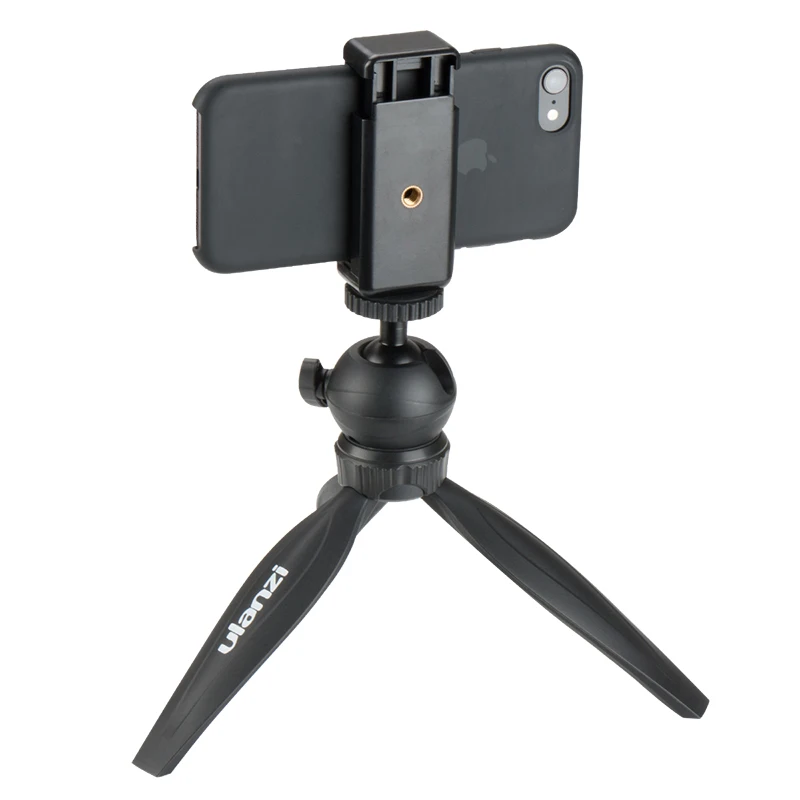 Мини штатив Ulanzi для смартфона настольный Трипод iPhone X Samsung iPad планшета Nikon Canon GoPro