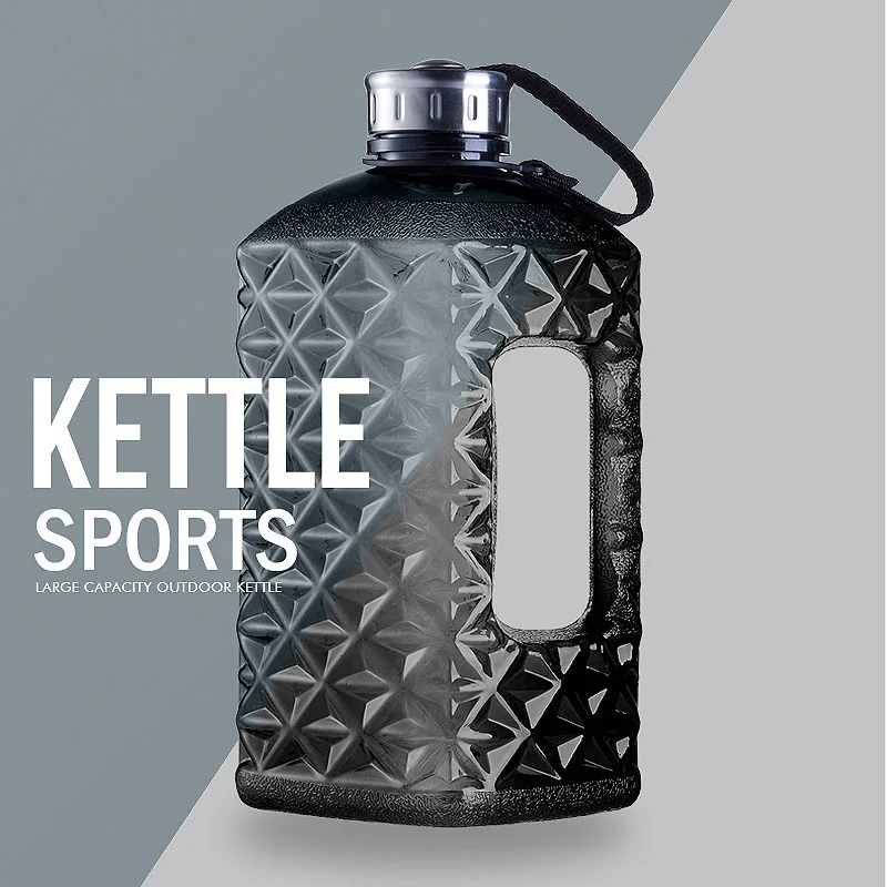 Креативная Спортивная бутылка для воды в форме бриллианта BPA Free 2.2L/75oz большая