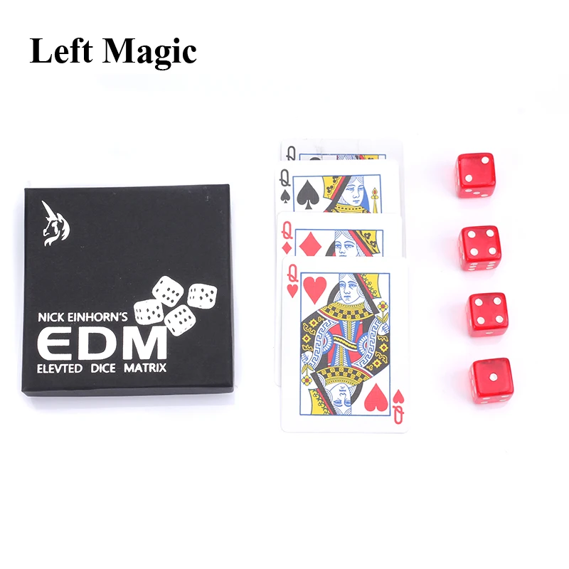 Приподнятые кости матрица магический трюк (синий или красный случайный доставка)