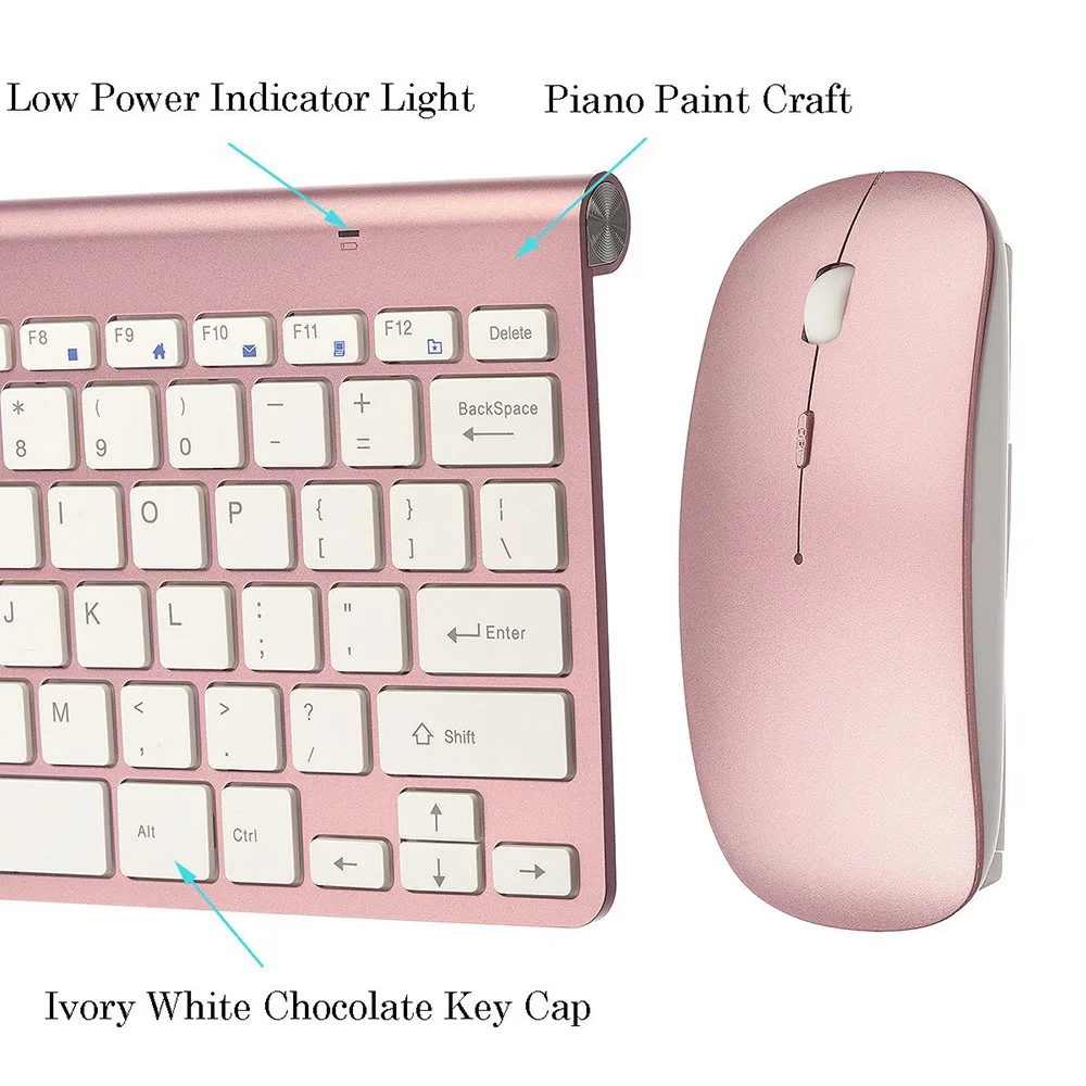 Ультратонкая беспроводная клавиатура и мышь 2 4 ГГц|keyboard mouse combo|mouse combokeyboard |