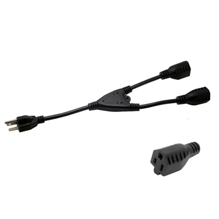 

Разветвитель US Y-типа, шнур адаптера питания, от 5 до 15P до 2x 5-15R, США, кабель питания с 3-контактным штекером на двойной розеткой, 1 шт.