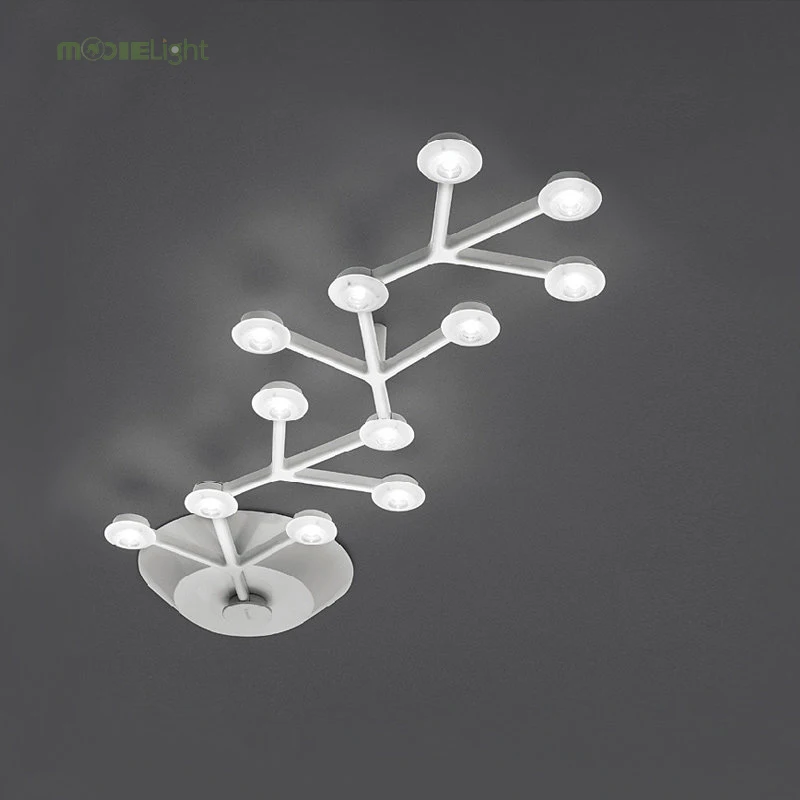 Светодиодный потолочный светильник s с цветком сливы металлический акриловый