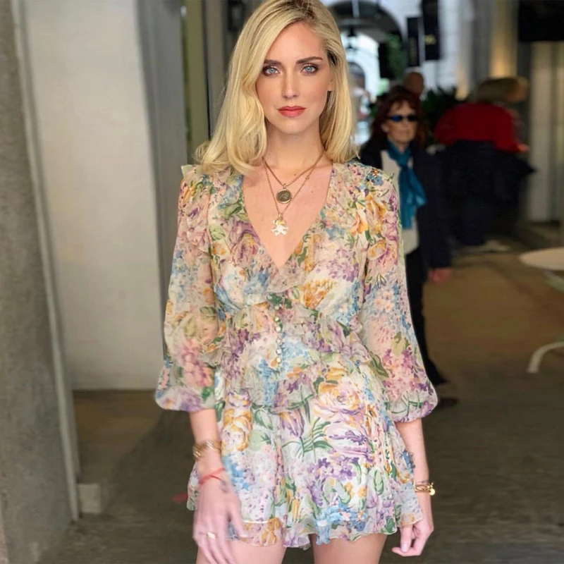 Женский комбинезон с высокой талией праздничный высокого качества V образным