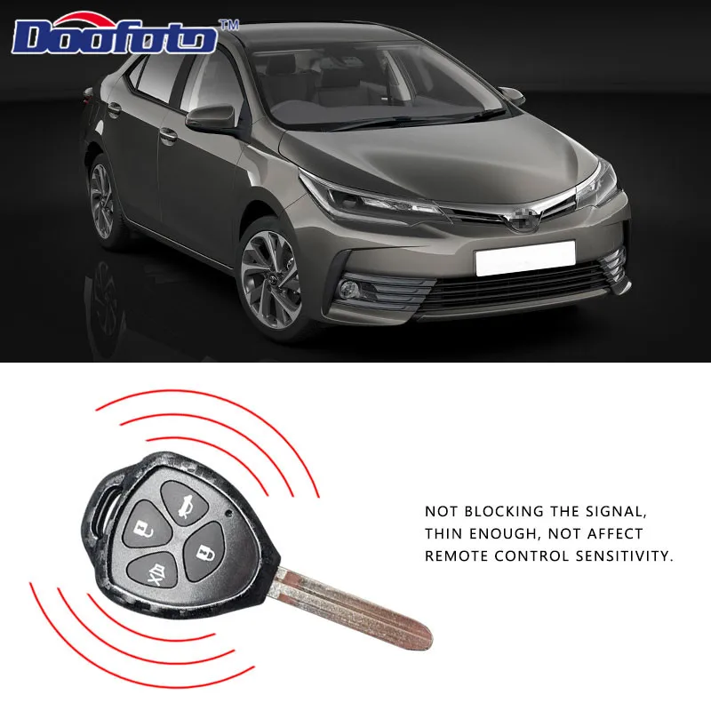 Аксессуары Doofoto украшение для автомобиля чехол ключей из углеродного волокна Toyota
