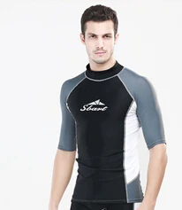 Мужской Быстросохнущий костюм для дайвинга SBART футболки с коротким рукавом