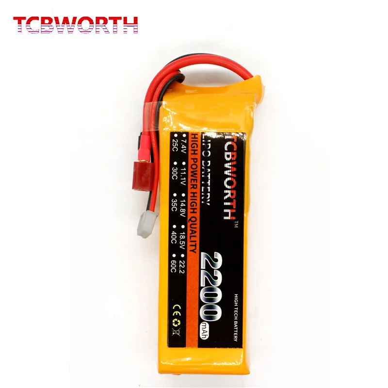 RC LiPo батарея 5S 18 5 V 2200mAh 60C батареи для вертолета самолета квадрокоптера дрона