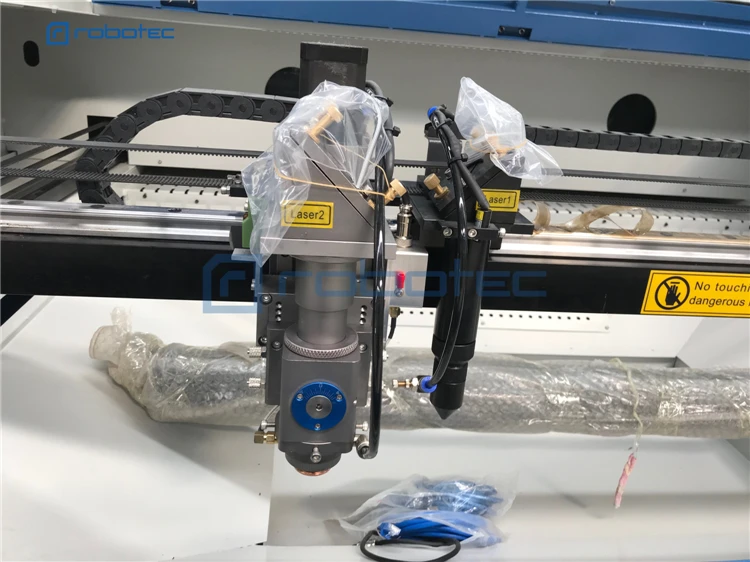 Лучшая машина для резки металла Reci laser CNC с двойной головкой и обычной