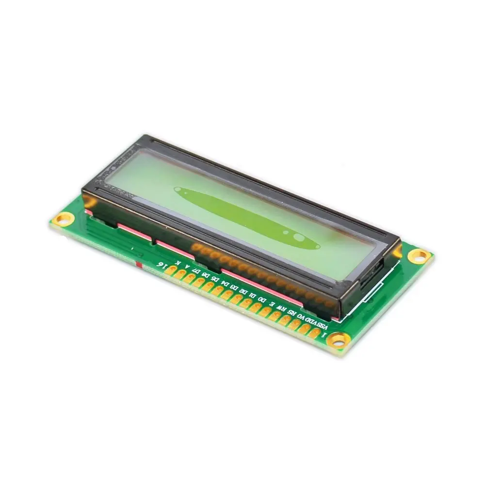Kuongshun LCD 1602 желтый и зеленый экран с подсветкой ЖК дисплей 5V для arduino|Интегральные