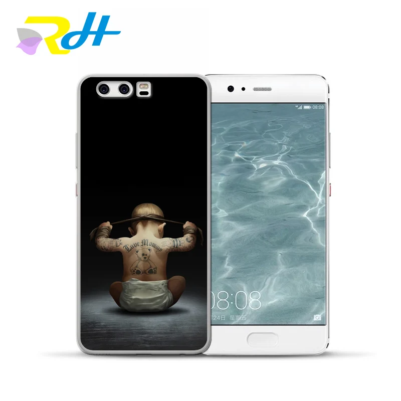 Для Huawei Y5 2017 Coque Etui черный и белый чехол для задней панели телефона Y5II Prime 2018 Y6II Y6 |