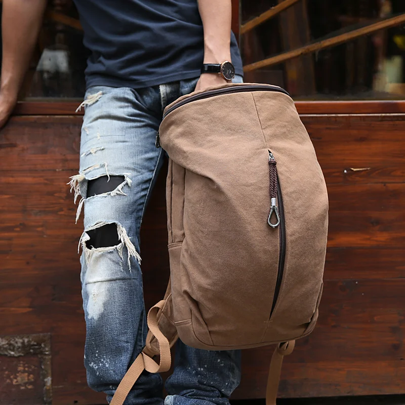 Рюкзак Muzee мужской вместительный из парусины для ноутбука|men canvas backpack|canvas backpackcanvas