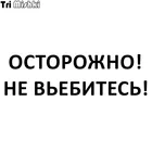 Tri Mishki HZX275 8.8*30см 17.6*60см 1-4шт прикольные  виниловые наклейки на авто Осторожно не вьебитесь! наклейки на лобовое стекло наклейка на заднее стекло