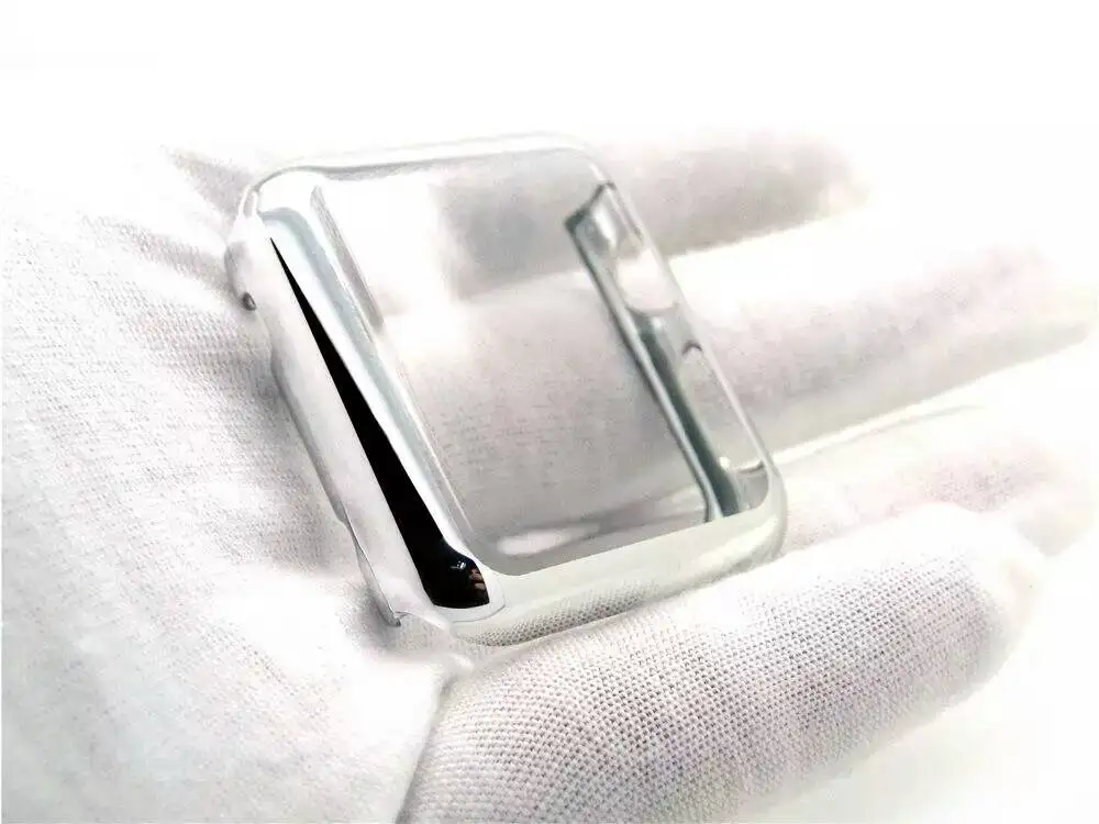 Металла Гальваника чехол для apple watch полное покрытие я смотреть экран укрытия