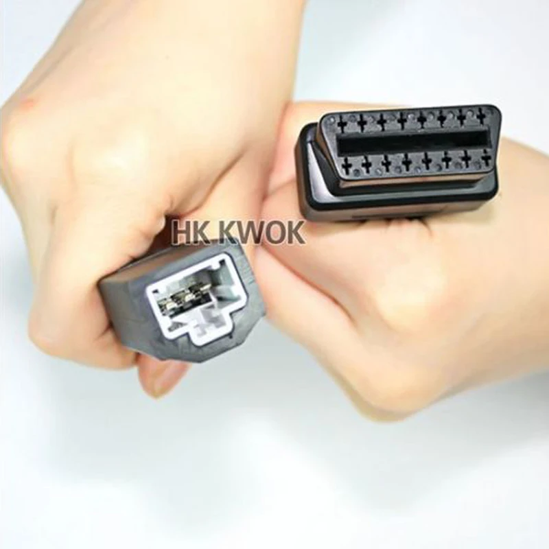 Кабельный разъем OBD 3 Pin к 16 Female для Honda автомобильный диагностический инструмент