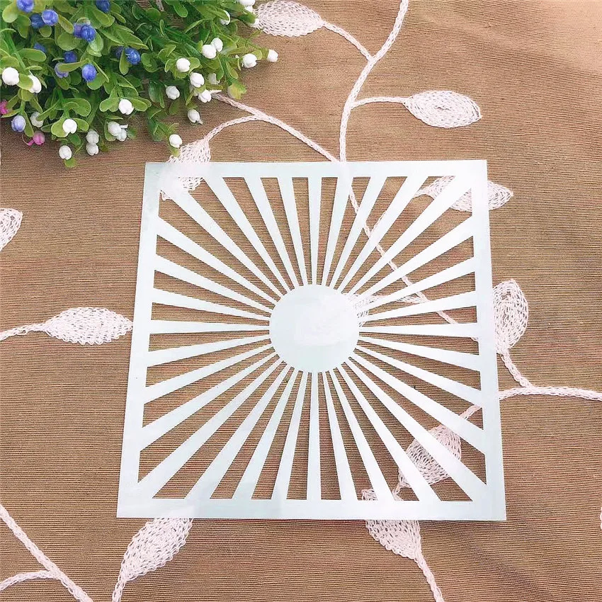 Sunshine трафареты для скрапбукинга спрей Пластиковая форма щит DIY торт полое