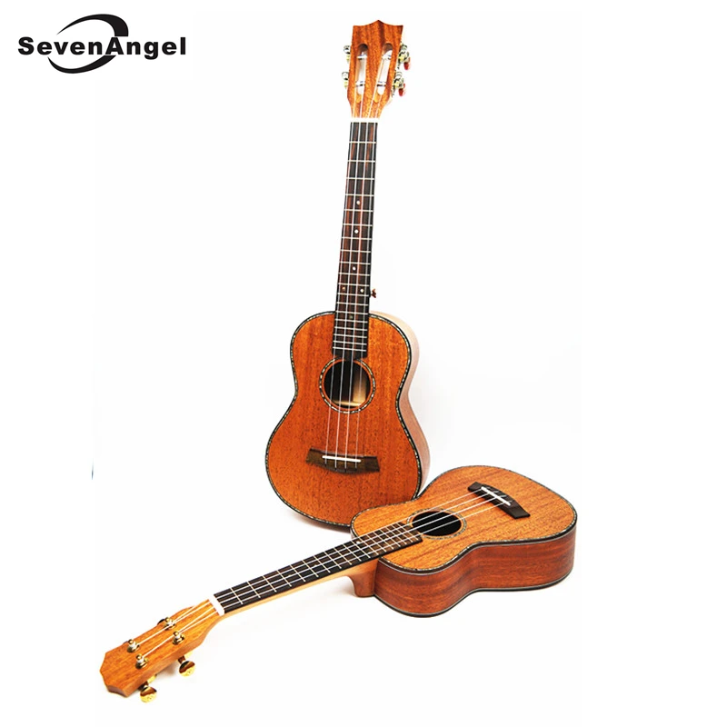 SevenAngel 23 &quotКонцерт Гавайская гитара все из твердой древесины мини 4 струны гитары