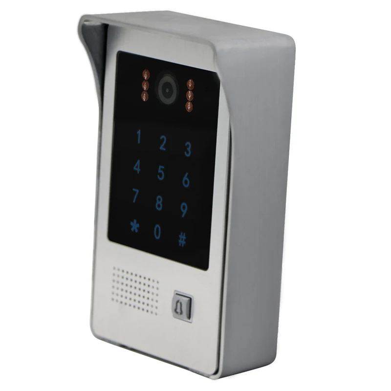 Free Shipping 800TVL HD 7" Video Door Phone Intercom Unlock Record Monitor System Code Keypad RFID Doorbell Camera Magnetic Lock |