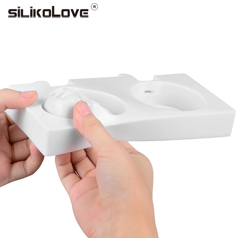 SILIKOLOVE 2 полости DIY форма любви и круглая силиконовая форма для изготовления мороженого Форма для мороженого замороженного с палочками пищевой FDA/CIQ