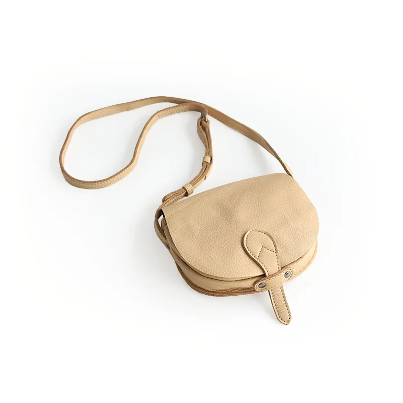 Vendange lady shoulder bag leisure genuine leather women bag handmade messenger bag 2512