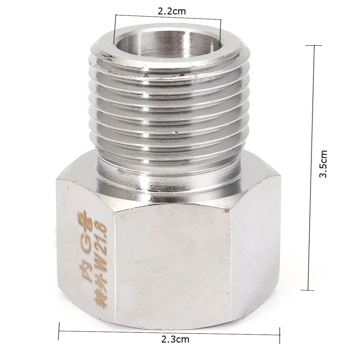 Цилиндрический коннектор CO2 для регулятора W21.8 в G5/8|converter|converter adapter |