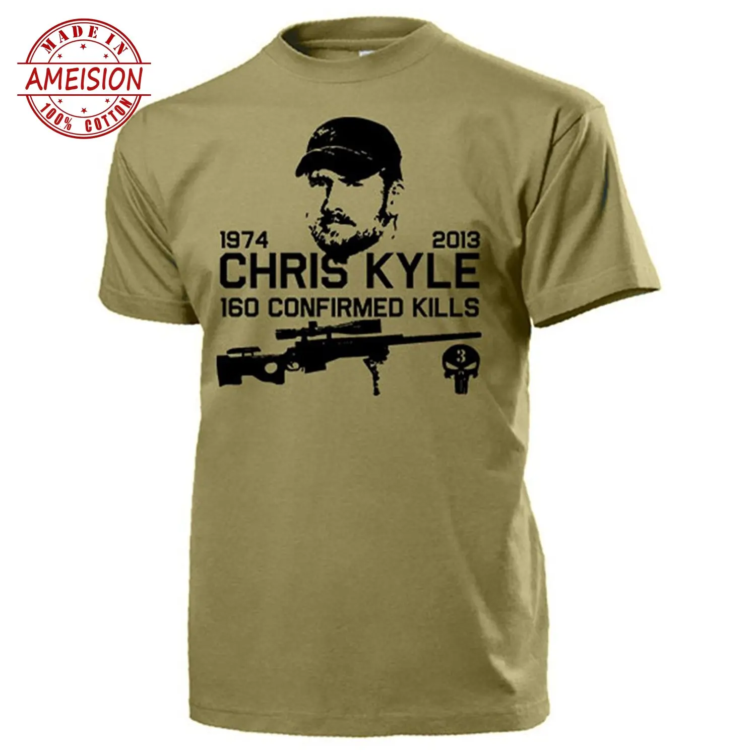 2019 Новая летняя крутая футболка Крис Кайл американский Снайпер морской