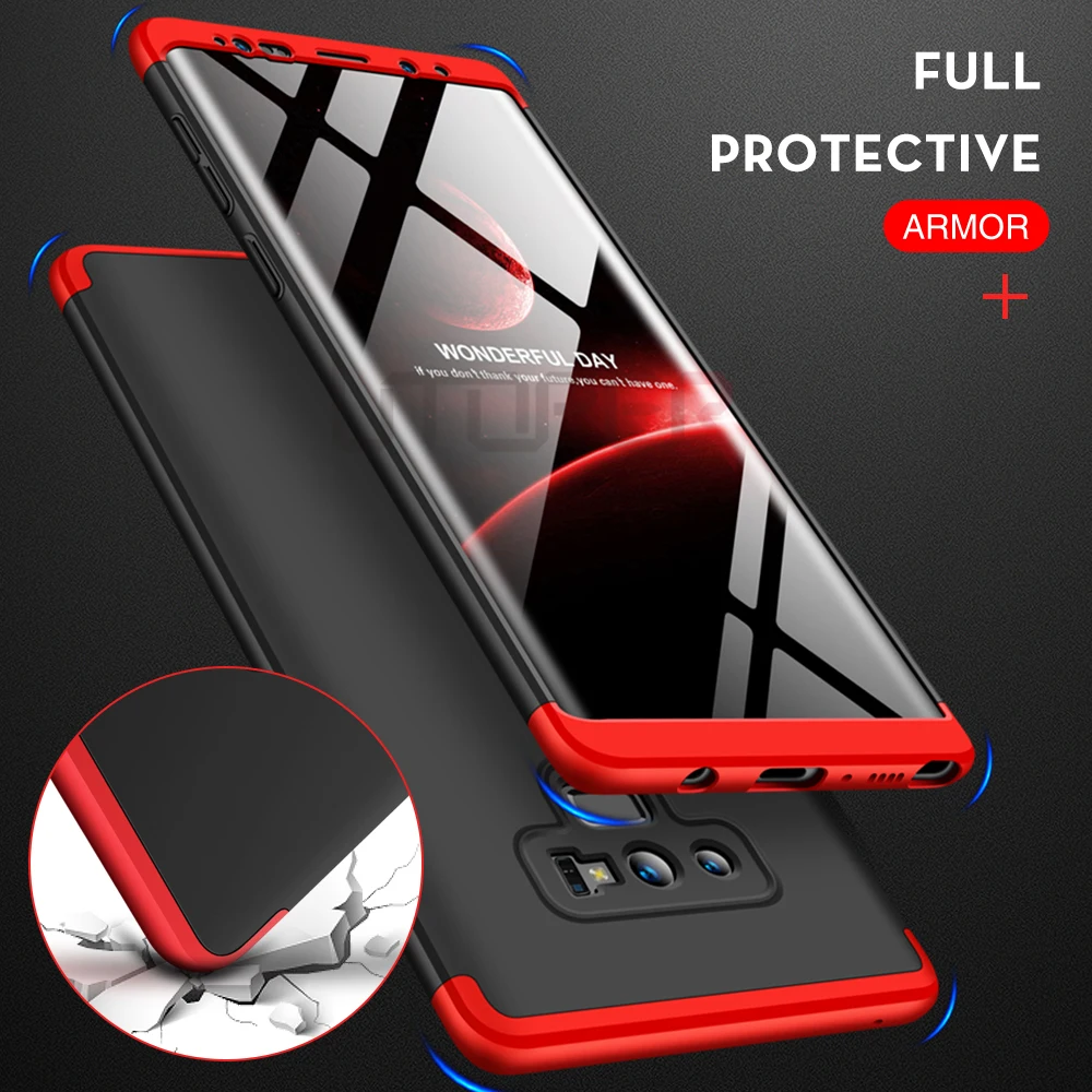ASTUBIA Case For Samsung Note 9 360 Full PC Cover A6 Plus 2018 Coque Galaxy S9 S8 A8 8 J4 J6 |